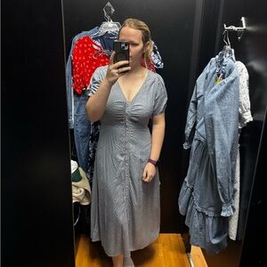 Madewell Elegant Polka Dot Dress